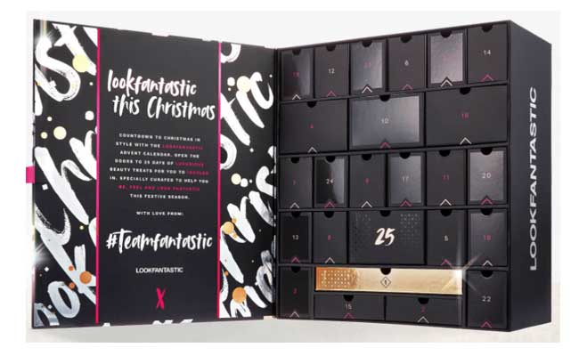 Calendario de Adviento Lookfantastic Calendario de Adviento Lookfantastic