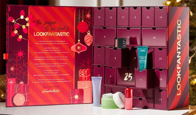 Calendario de Adviento Lookfantastic Calendario de Adviento Lookfantastic