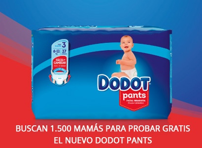 Prueba Gratis los nuevos Dodot Pants Prueba Gratis los nuevos Dodot Pants