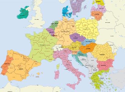 Mapa actualizado de la Unión Europea Mapa actualizado de la Unión Europea